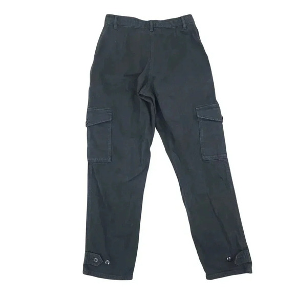 Wilfred Free Womens Cargo Denim Size 8 Black Cotton Blend Button Fly  16PT - Picture 2 of 9